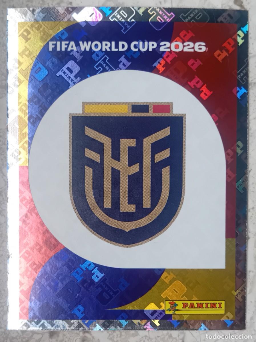 Cromos de f&uacute;tbol: Figurina Panini 2026 Cromo World Cup Usa Mundial 2026 scudetto escudo badge Ecuador n ECU 1