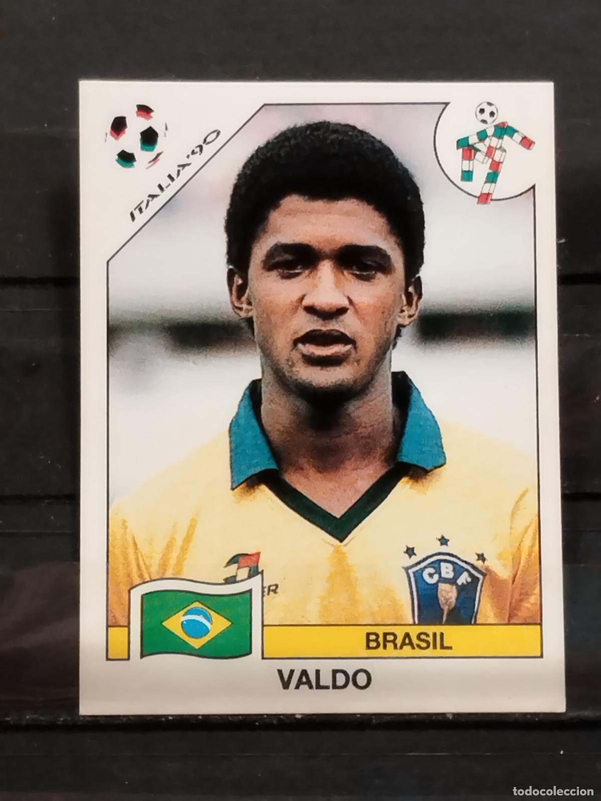 Cromos de f&uacute;tbol: PANINI. MUNDIAL DE FUTBOL ITALIA '90. N&ordm; 205. BRASIL. VALDO.