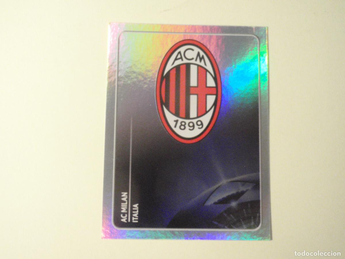 Cromos de f&uacute;tbol: N&ordm; 498 Escudo AC MILAN. UEFA Champions League 2011 2012 PANINI Stickers 11 12