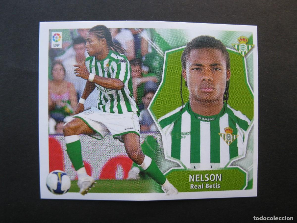 Cromos de f&uacute;tbol: NELSON (R. BETIS) - &Uacute;LTIMOS FICHAJES N&ordm; 48 - CAMPEONATO DE LIGA 08/09 - ESTE - NUNCA PEGADO