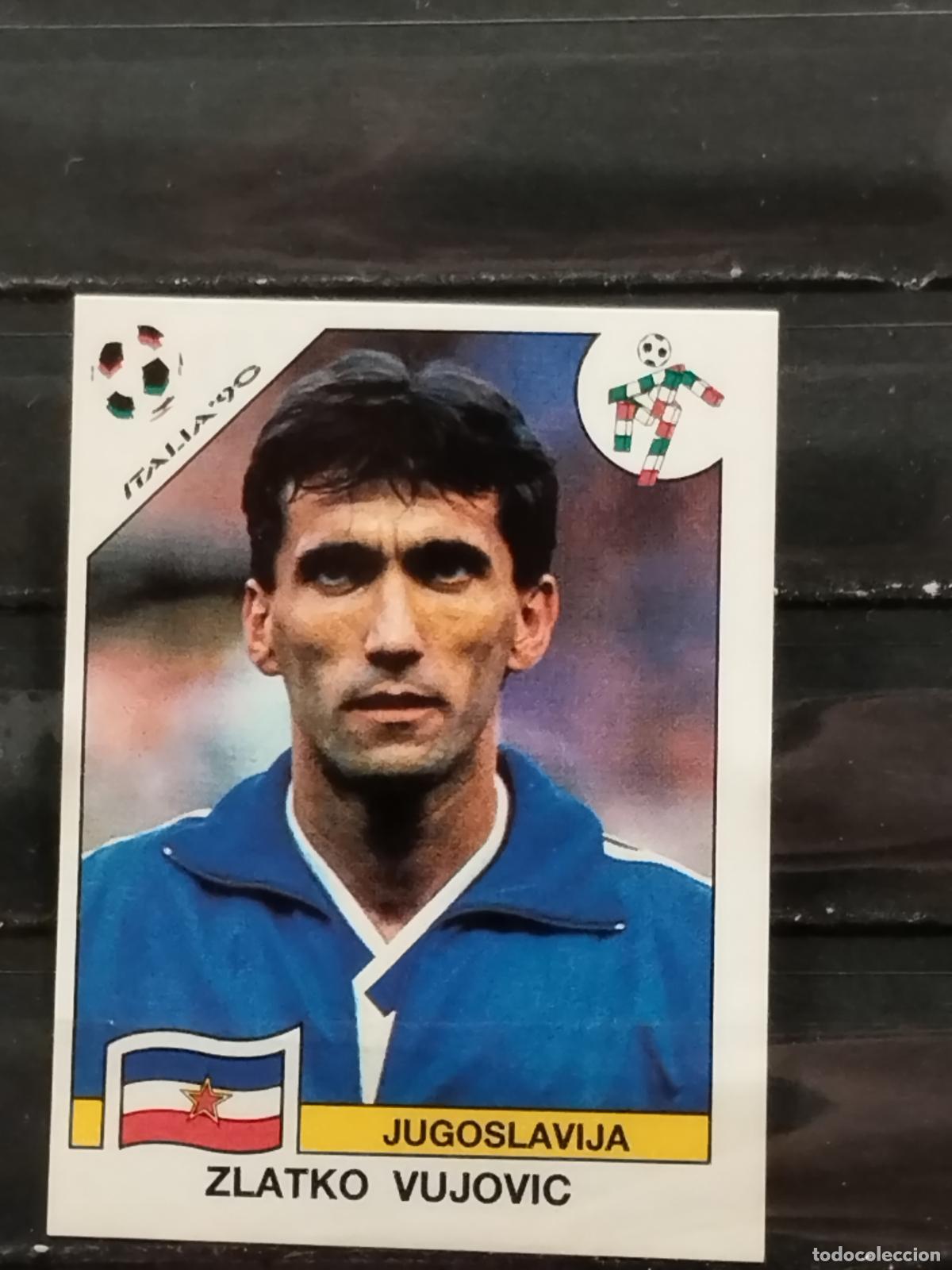 Cromos de f&uacute;tbol: PANINI. MUNDIAL DE FUTBOL ITALIA '90. N&ordm; 282. YUGOSLAVIA. ZLATKO VUJOVIC
