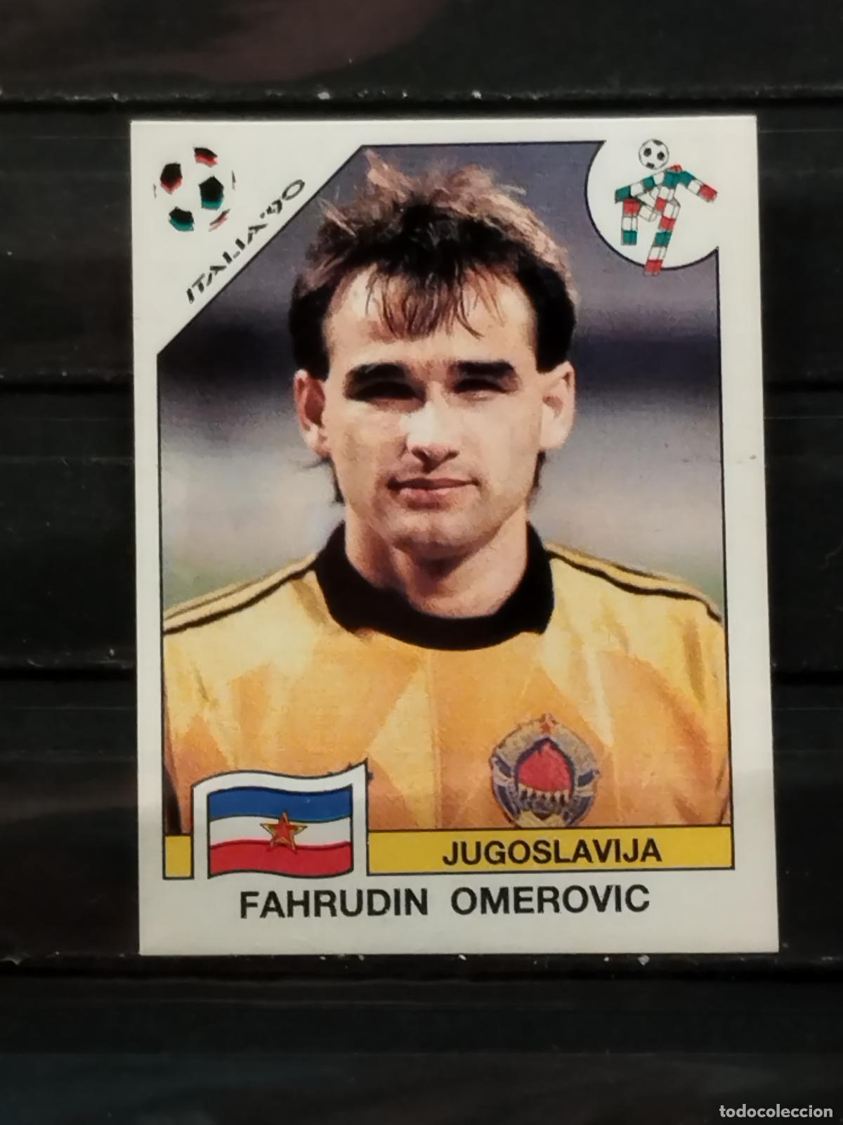 Cromos de f&uacute;tbol: PANINI. MUNDIAL DE FUTBOL ITALIA '90. N&ordm; 269. YUGOSLAVIA. FAHRUDIN OMEROVIC.