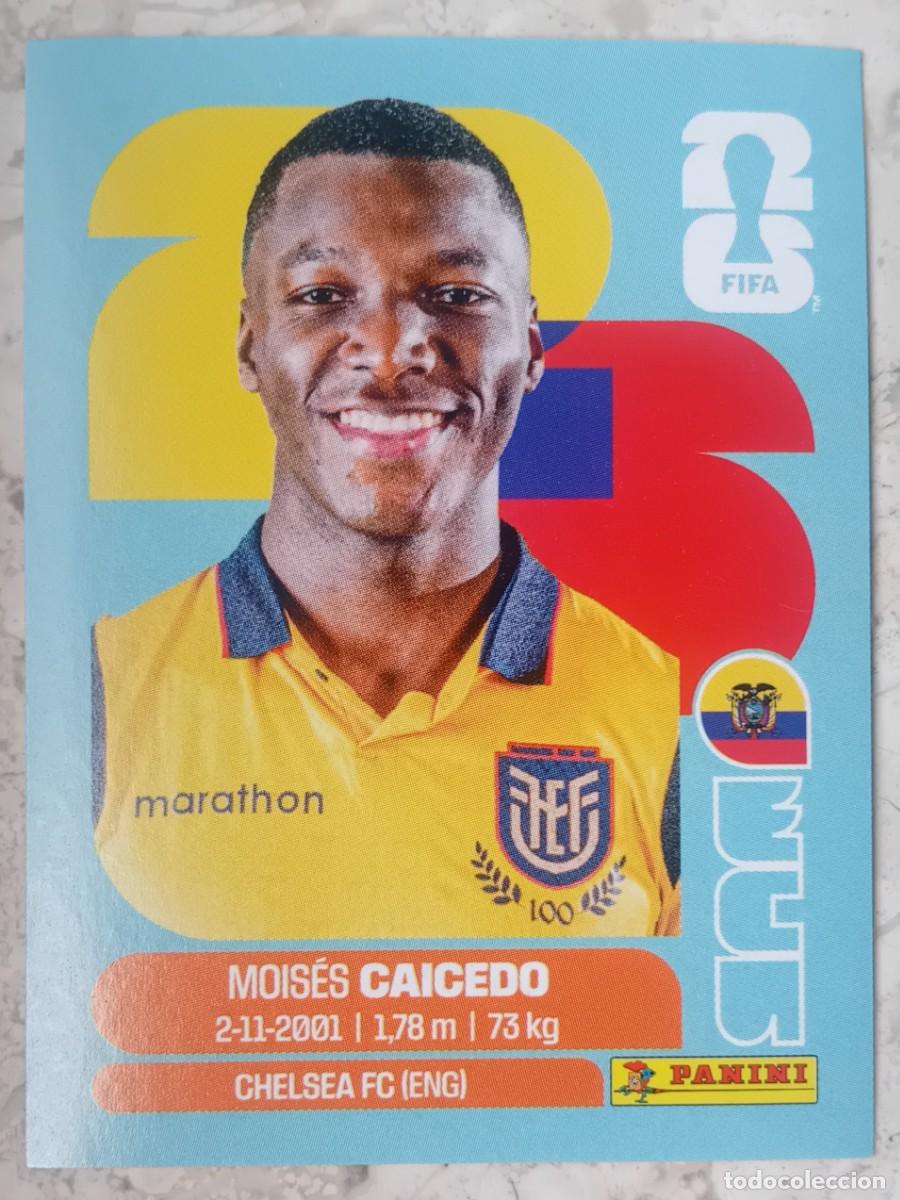 Cromos de f&uacute;tbol: Figurina Panini 2026 Cromo World Cup Usa Mundial 2026 Moises Caicedo Ecuador n ECU 9