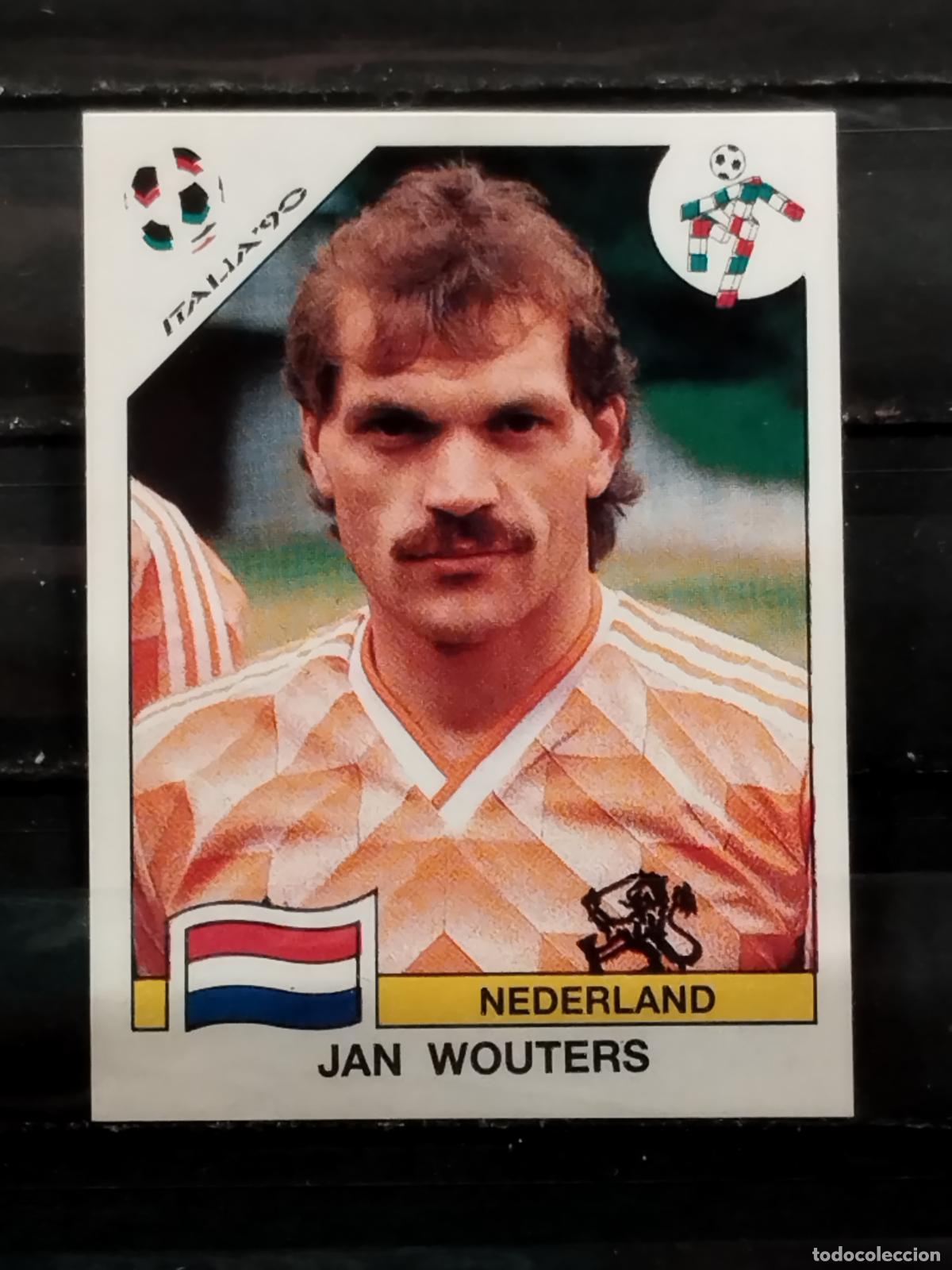 Cromos de f&uacute;tbol: PANINI. MUNDIAL DE FUTBOL ITALIA '90. N&ordm; 411. HOLANDA. JAN WOUTERS.
