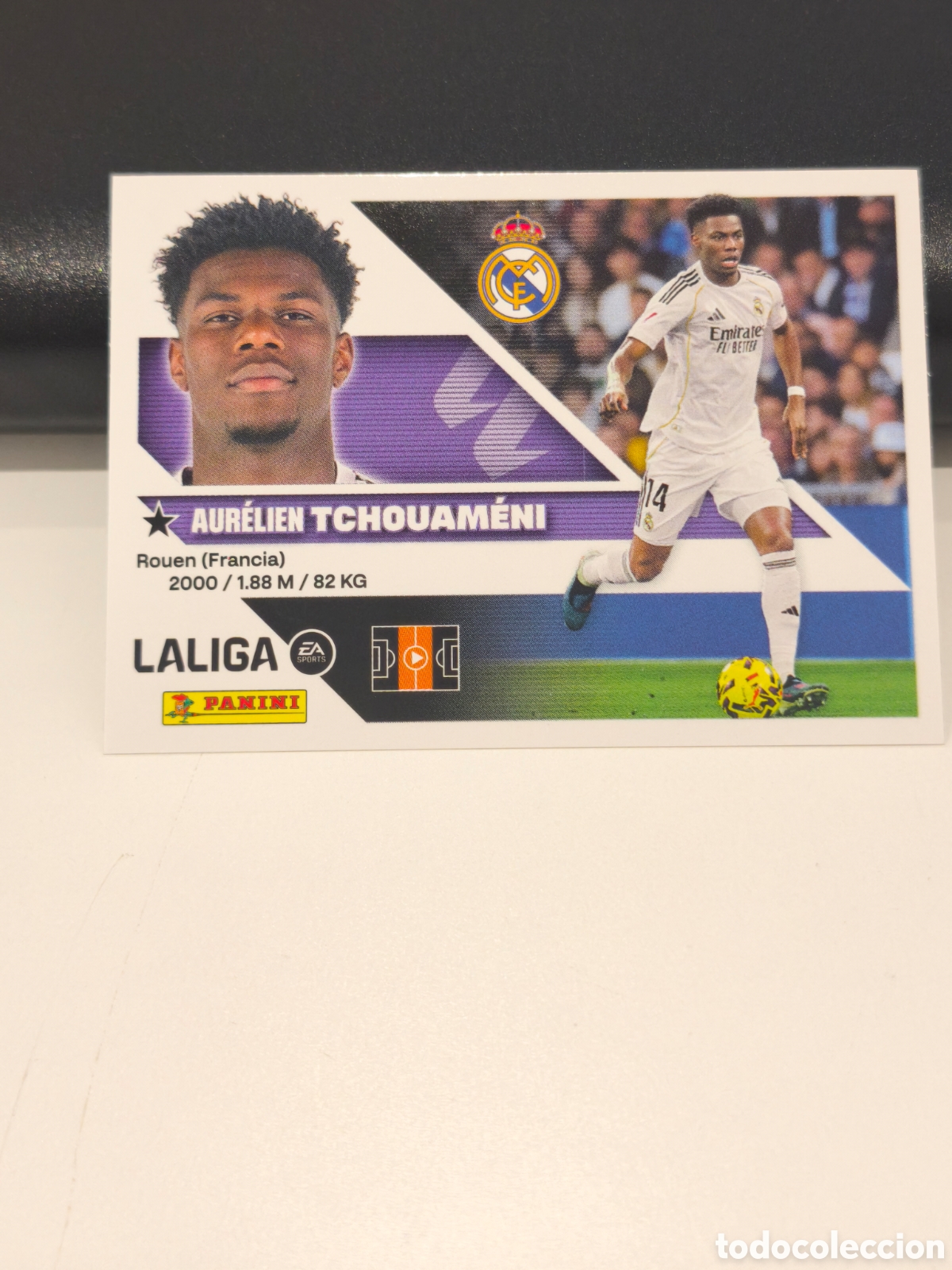 Cromos de f&uacute;tbol: Tchouameni Real Madrid 26/27