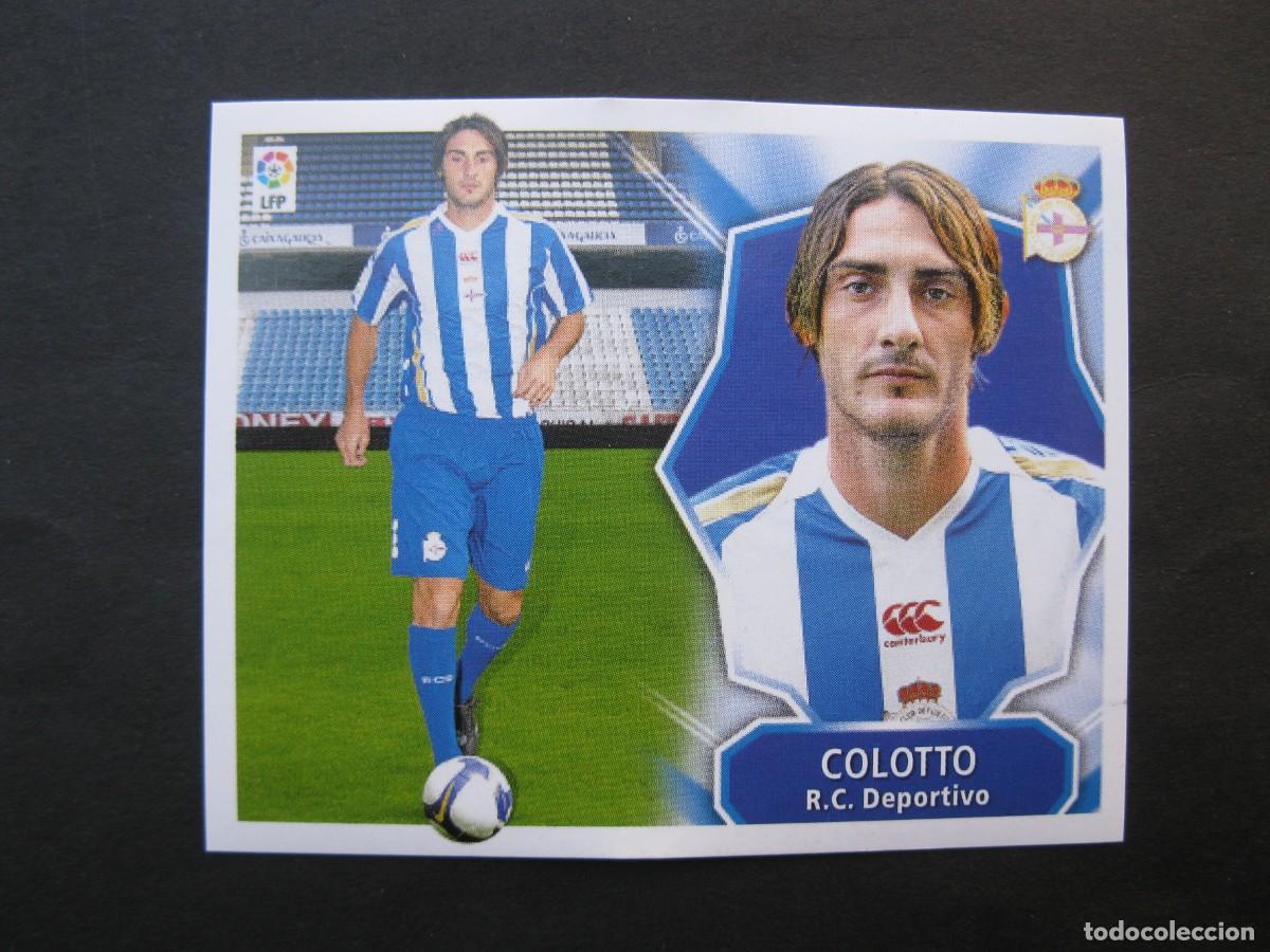 Cromos de f&uacute;tbol: COLOTTO (R.C. DEPORTIVO) - &Uacute;LTIMOS FICHAJES N&ordm; 55 - CAMPEONATO DE LIGA 08/09 - ESTE - NUNCA PEGADO