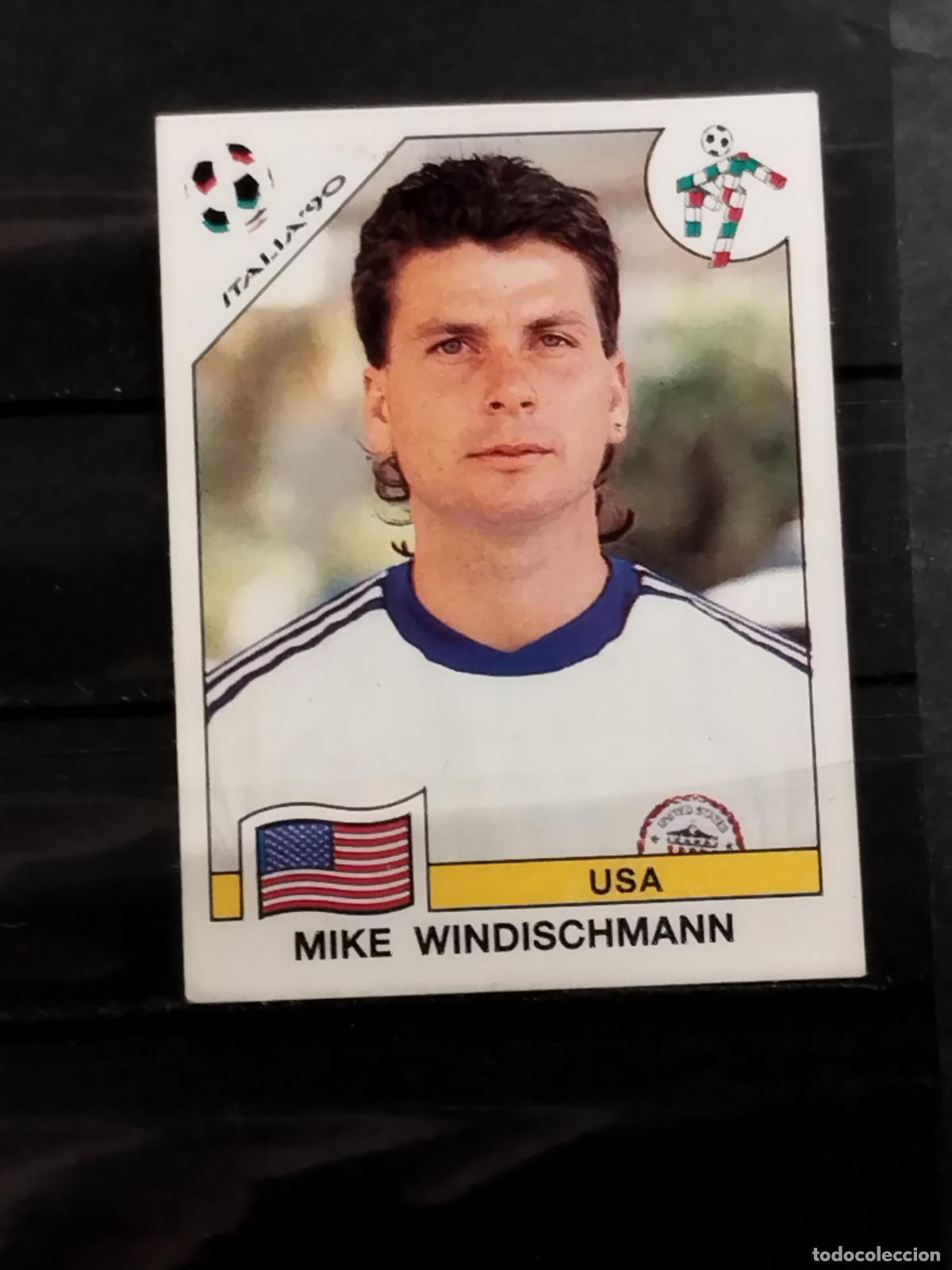 Cromos de f&uacute;tbol: PANINI. MUNDIAL DE FUTBOL ITALIA '90. N&ordm; 101. USA. MIKE WINDISCHMANN.