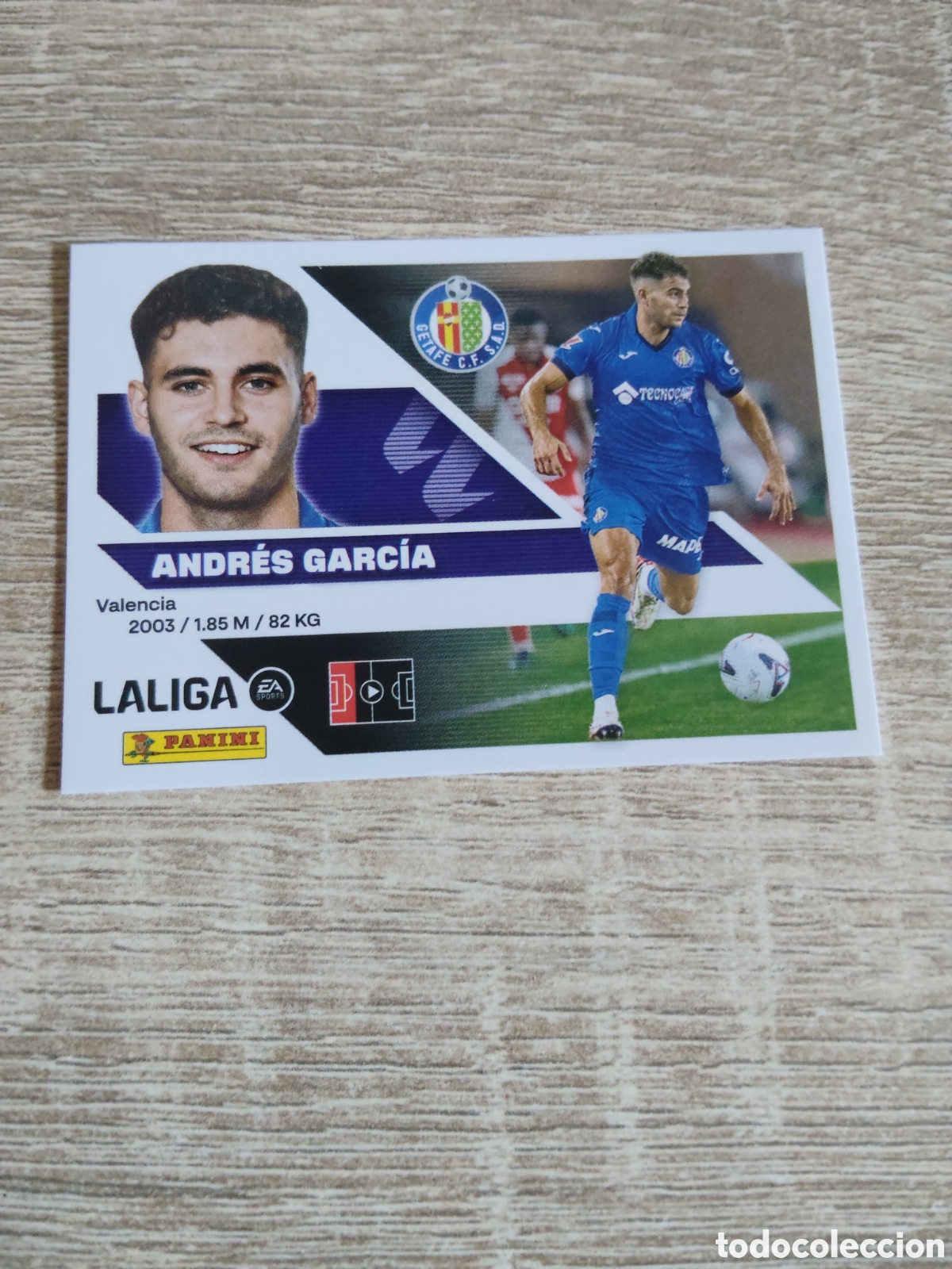 Cromos de f&uacute;tbol: Andr&eacute;s Garc&iacute;a fichaje 18 Getafe liga 2026 2027 26 27 ediciones este