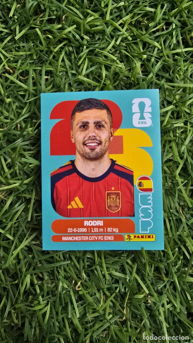 Cromos de f&uacute;tbol: Rodri 10 Espa&ntilde;a Mundial 2026 cromo sticker Panini