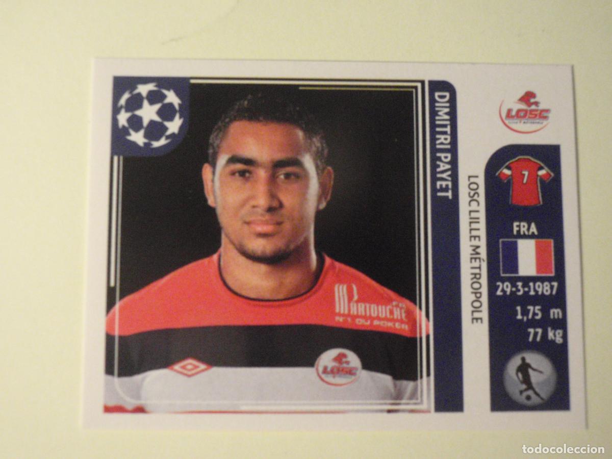 Cromos de f&uacute;tbol: N&ordm; 119 DIMITRI PAYET (Losc Lille Metropole) UEFA Champions League 2011 2012 PANINI Stickers 11 12