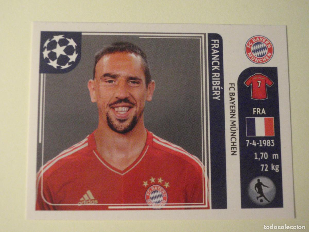 Cromos de f&uacute;tbol: N&ordm; 17 FRANCK RIBERY (Bayern M&uuml;nchen) UEFA Champions League 2011 2012 PANINI Stickers 11 12