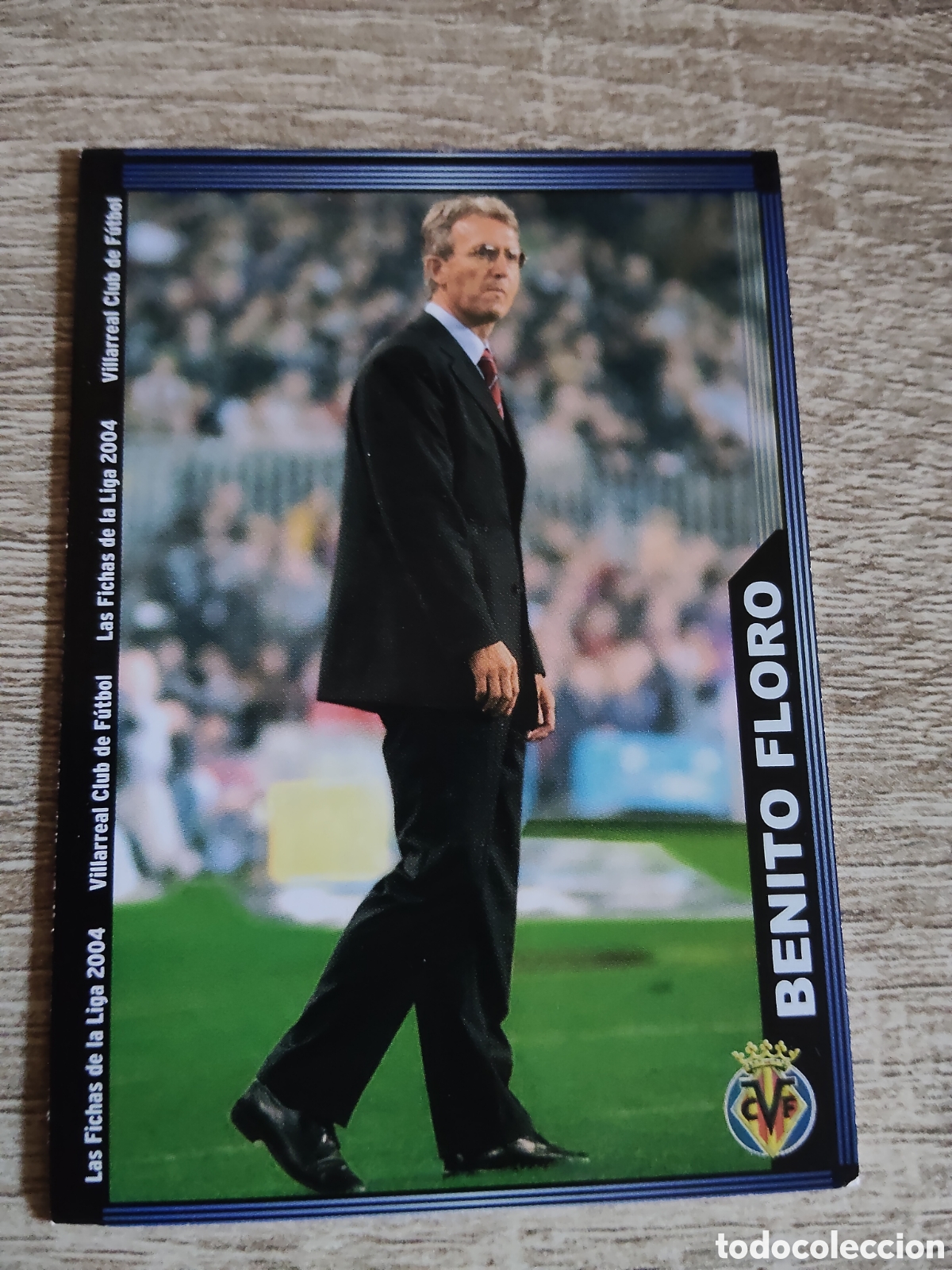 Cromos de f&uacute;tbol: Mundicromo las fichas de la liga 2004 381 Benito Floro Villarreal