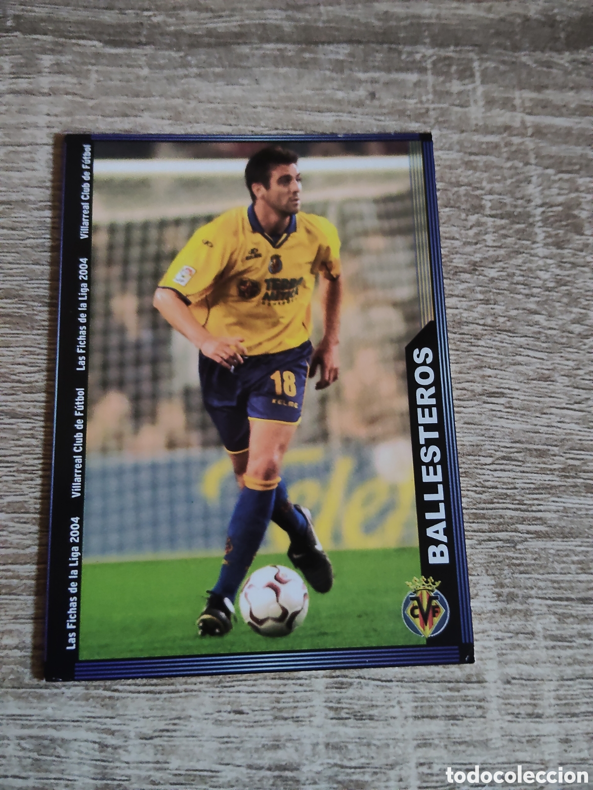 Cromos de f&uacute;tbol: Mundicromo las fichas de la liga 2004 386 Ballesteros Villarreal