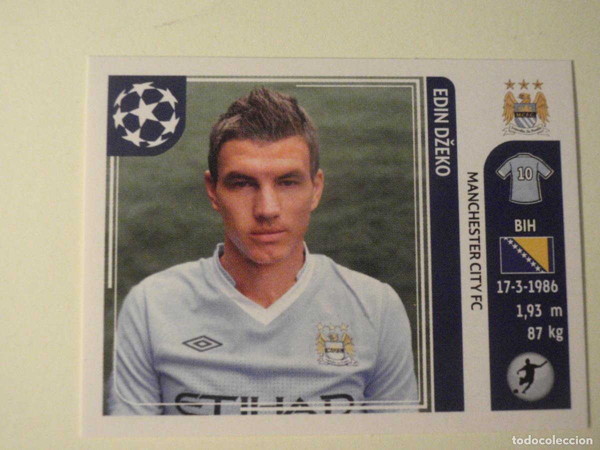 Cromos de f&uacute;tbol: N&ordm; 55 EDIN DZEKO (Manchester City) UEFA Champions League 2011 2012 PANINI Stickers 11 12