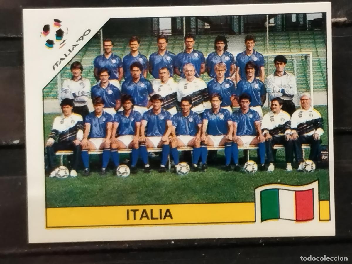 Football Stickers: PANINI. MUNDIAL DE FUTBOL ITALIA '90. N&ordm; 41. SELECCION ITALIANA.