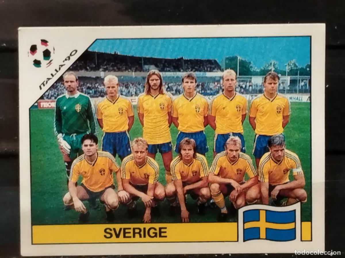 Football Stickers: PANINI. MUNDIAL DE FUTBOL ITALIA '90. N&ordm; 232. SELECCION SUECA.