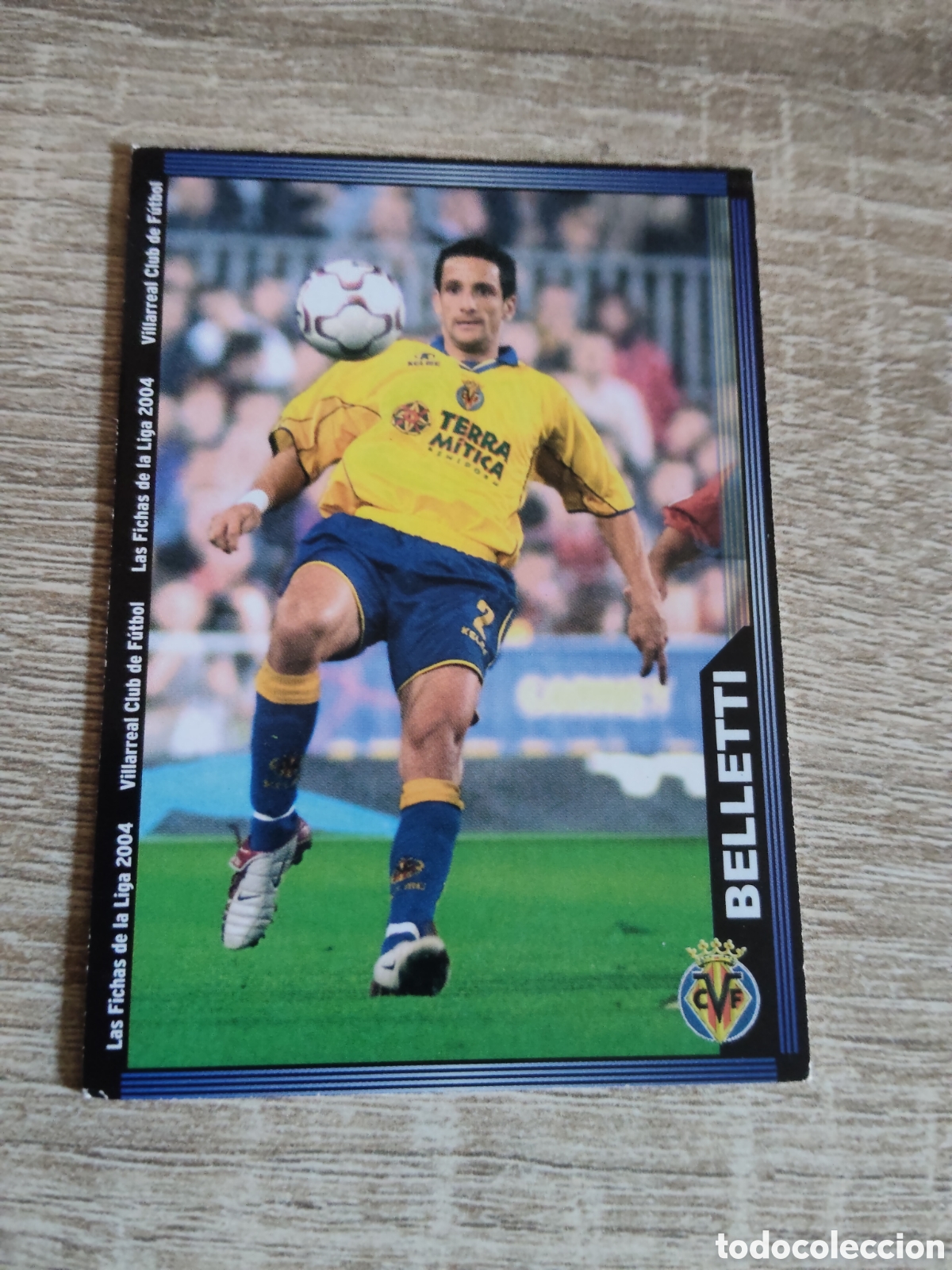 Cromos de f&uacute;tbol: Mundicromo las fichas de la liga 2004 389 Belletti Villarreal