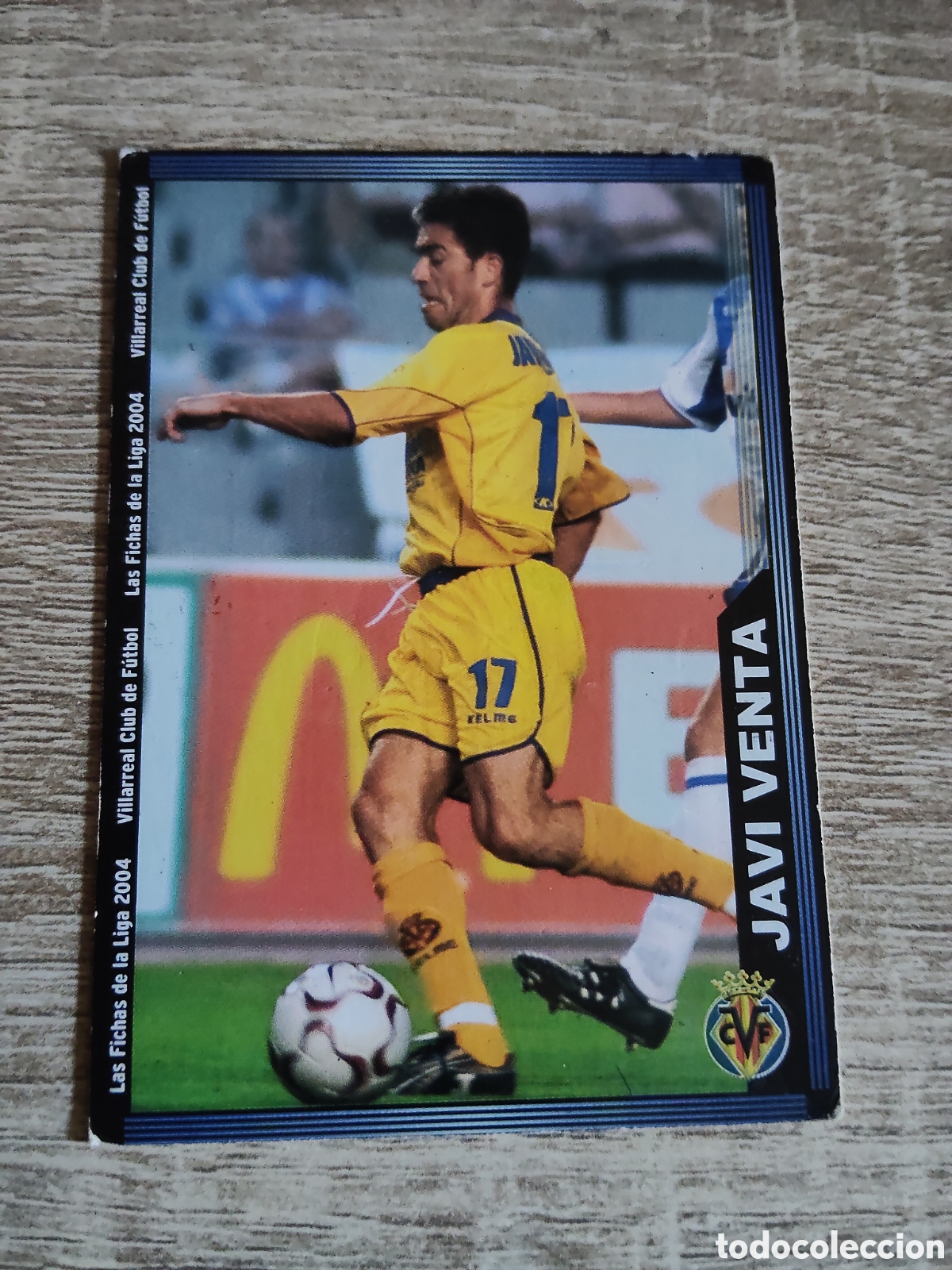 Cromos de f&uacute;tbol: Mundicromo las fichas de la liga 2004 390 Javi Venta Villarreal