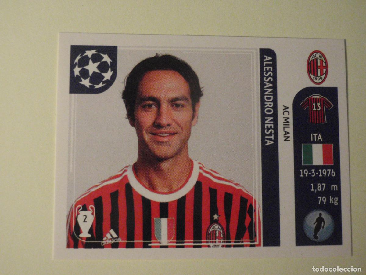 Cromos de f&uacute;tbol: N&ordm; 500 ALESSANDRO NESTA (AC Milan) UEFA Champions League 2011 2012 PANINI Stickers 11 12
