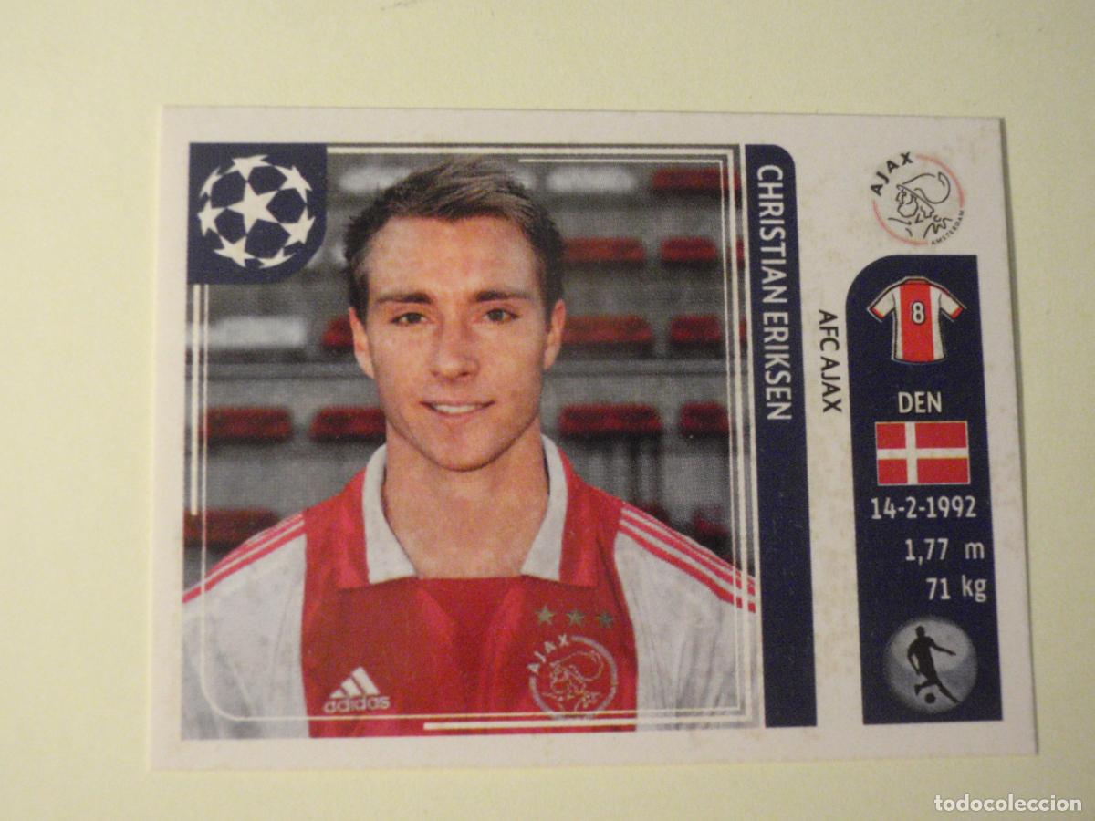 Cromos de f&uacute;tbol: N&ordm; 254 CHRISTIAN ERIKSEN (AFC Ajax) UEFA Champions League 2011 2012 PANINI Stickers 11 12