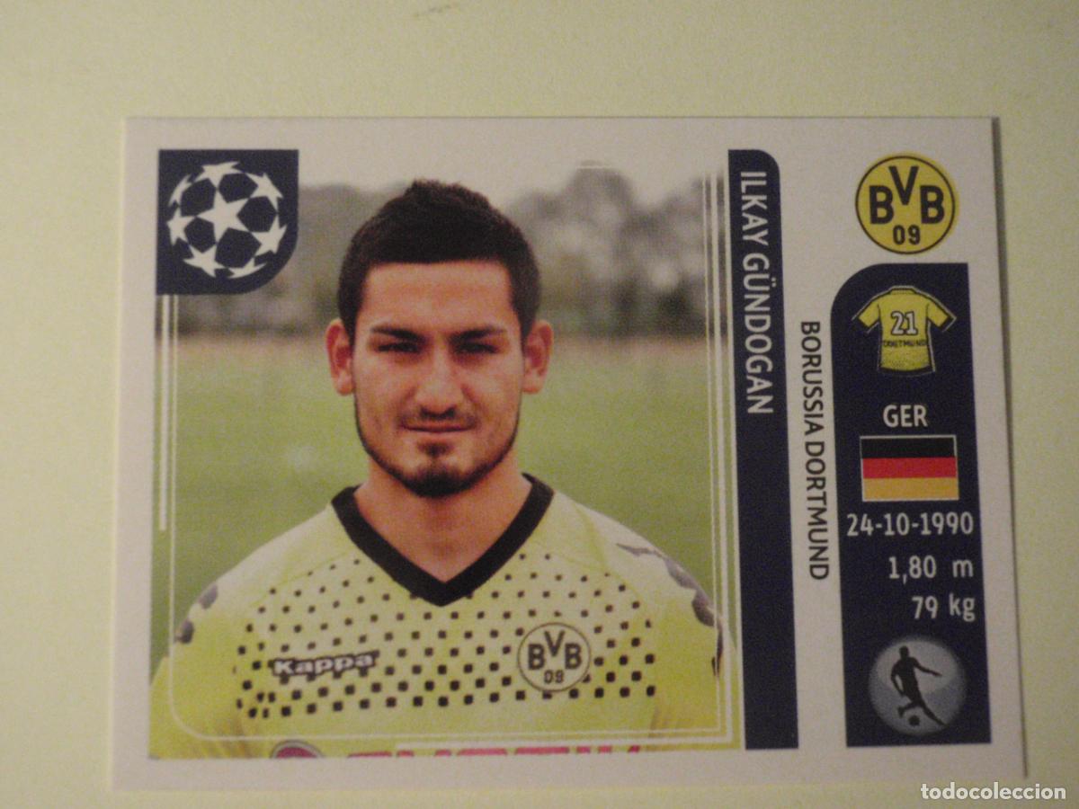 Cromos de f&uacute;tbol: N&ordm; 408 ILKAY G&Uuml;NDOGAN (Borussia Dortmund) UEFA Champions League 2011 2012 PANINI Stickers 11 12