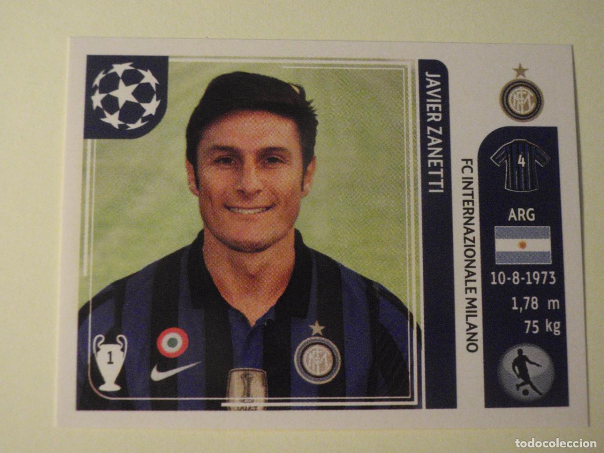 Cromos de f&uacute;tbol: N&ordm; 81 JAVIER ZANETTI (Internazionale Milano) UEFA Champions League 2011 2012 PANINI Stickers 11 12