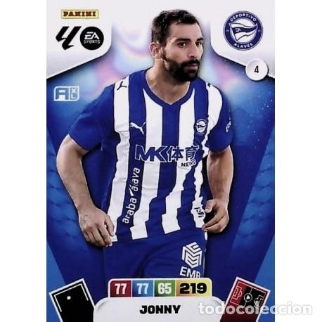 Cromos de f&uacute;tbol: JONNY Alav&eacute;s n&uacute;mero 4 cromo Adrenalyn XL 25-26 2025-2026