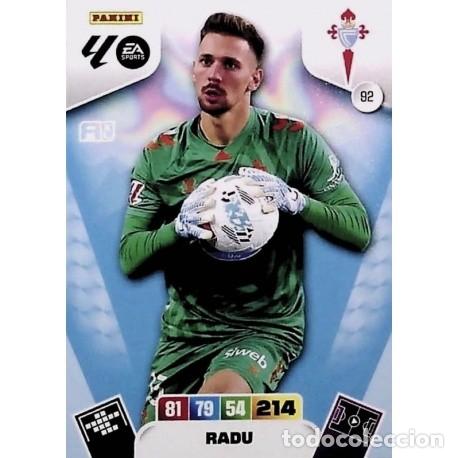 Fu&szlig;ball-Sticker: RADU CELTA n&uacute;mero 92 cromo Adrenalyn XL 25-26 2025-2026