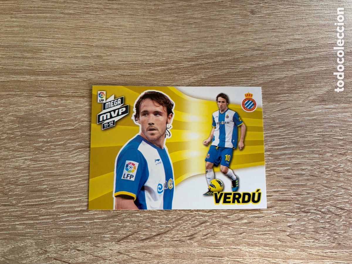 Football Stickers: 428 VERD&Uacute; MEGA MVP MEGACRACKS MGK PANINI 2011 2012 11 12 RCD ESPANYOL
