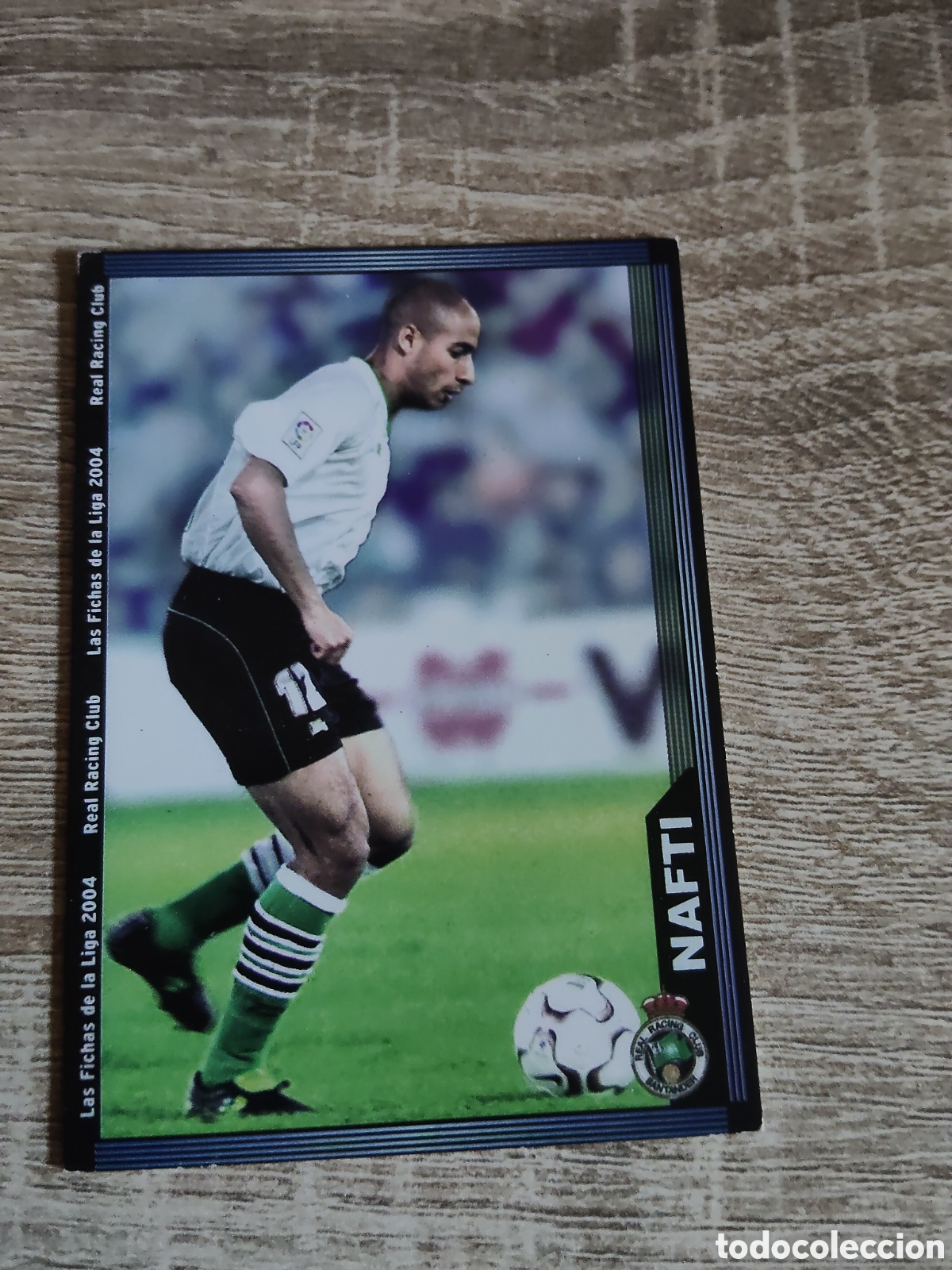 Cromos de f&uacute;tbol: Mundicromo las fichas de la liga 2004 418 Nafti Racing de Santander