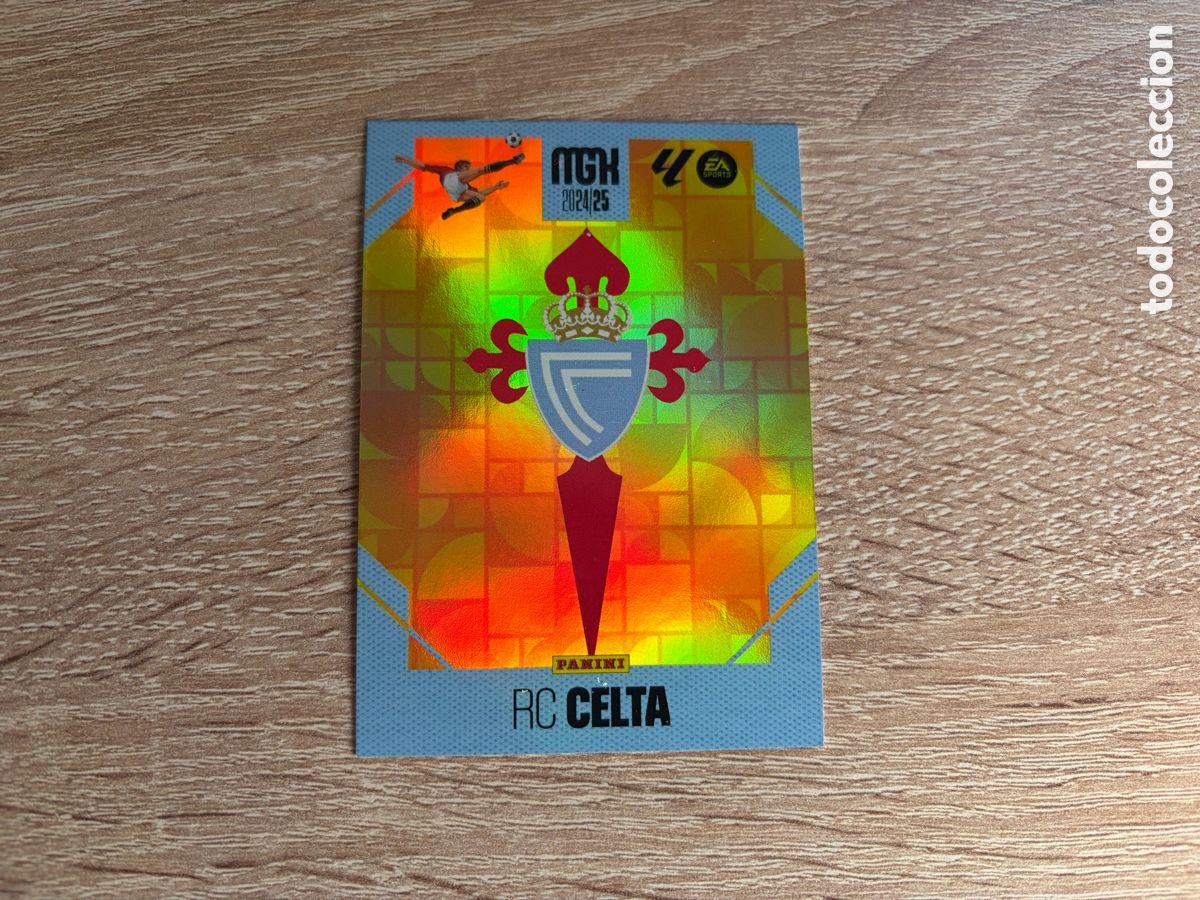 Cromos de f&uacute;tbol: ESCUDO RC CELTA MEGACRACKS MGK PANINI 2024 2025 24 25
