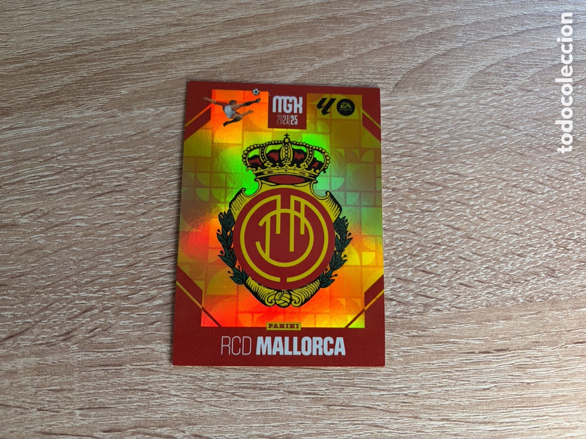 Cromos de f&uacute;tbol: ESCUDO RCD MALLORCA MEGACRACKS MGK PANINI 2024 2025 24 25