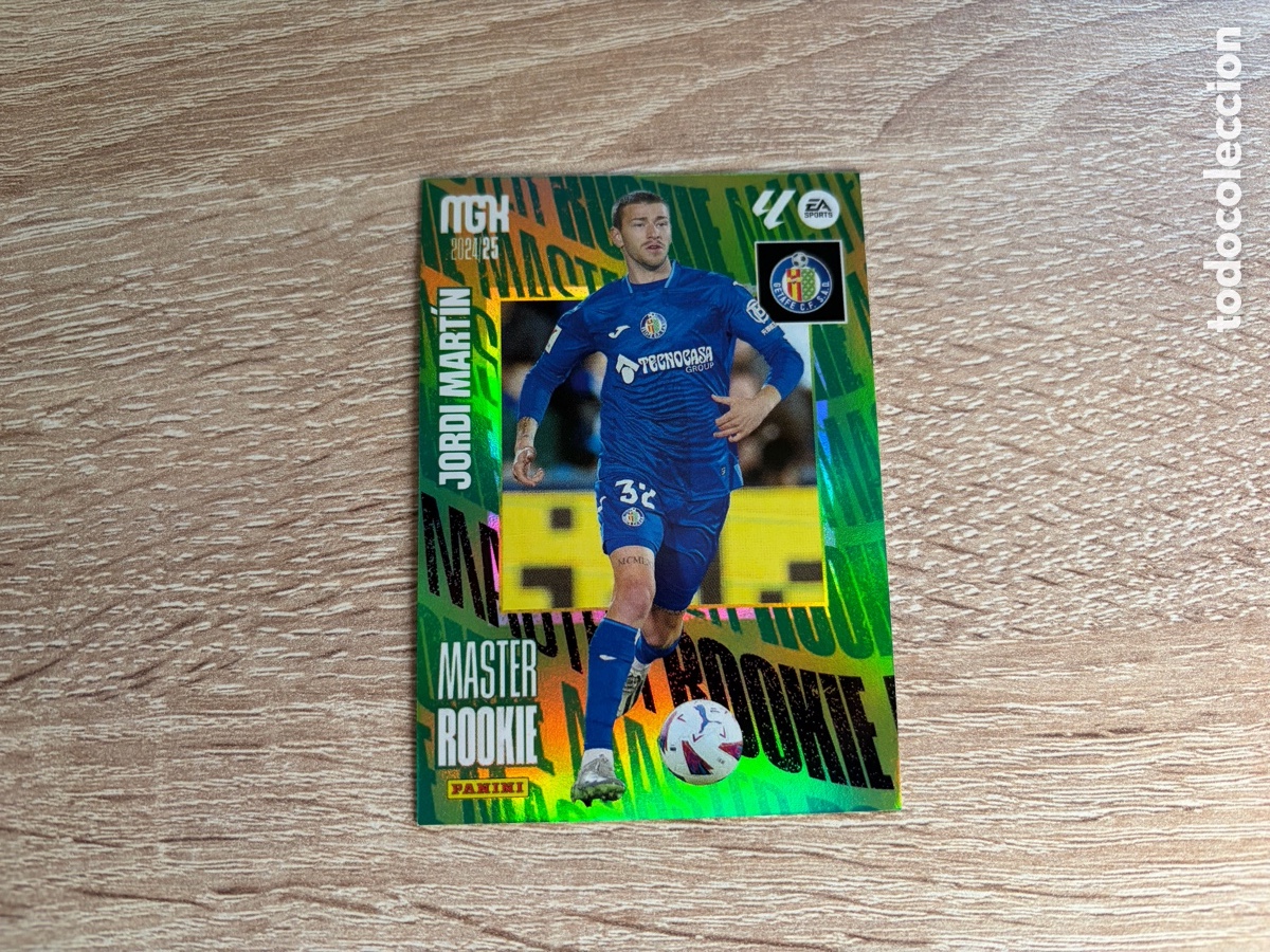 Cromos de f&uacute;tbol: 418 JORDI MART&Iacute;N MASTER ROOKIE MEGACRACKS MGK PANINI 2024 2025 24 25 GETAFE CF