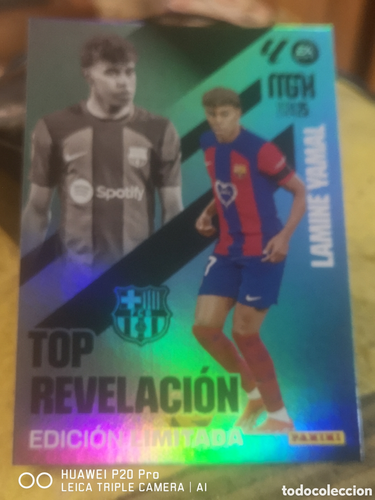 Cromos de f&uacute;tbol: LAMINE YAMAL TOP REVELACION EDICION LIMITADA MEGACRACKS 2024 2025