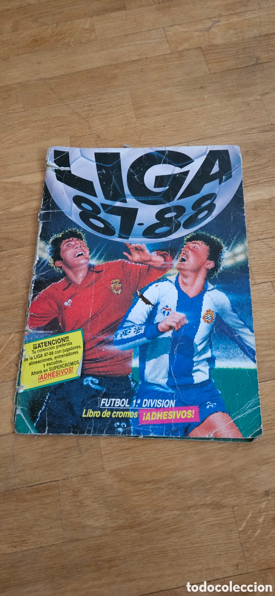 Cromos de f&uacute;tbol: Portadas liga album este 1987 1988