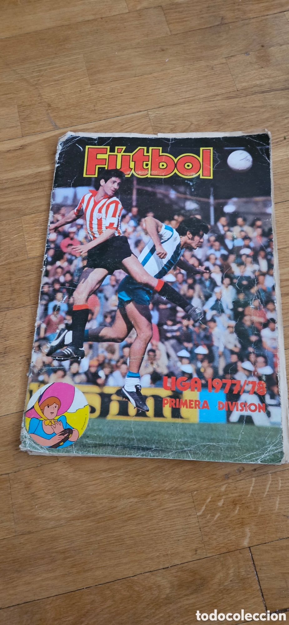 Cromos de f&uacute;tbol: Album este 1977 1978 78 faltan hojas