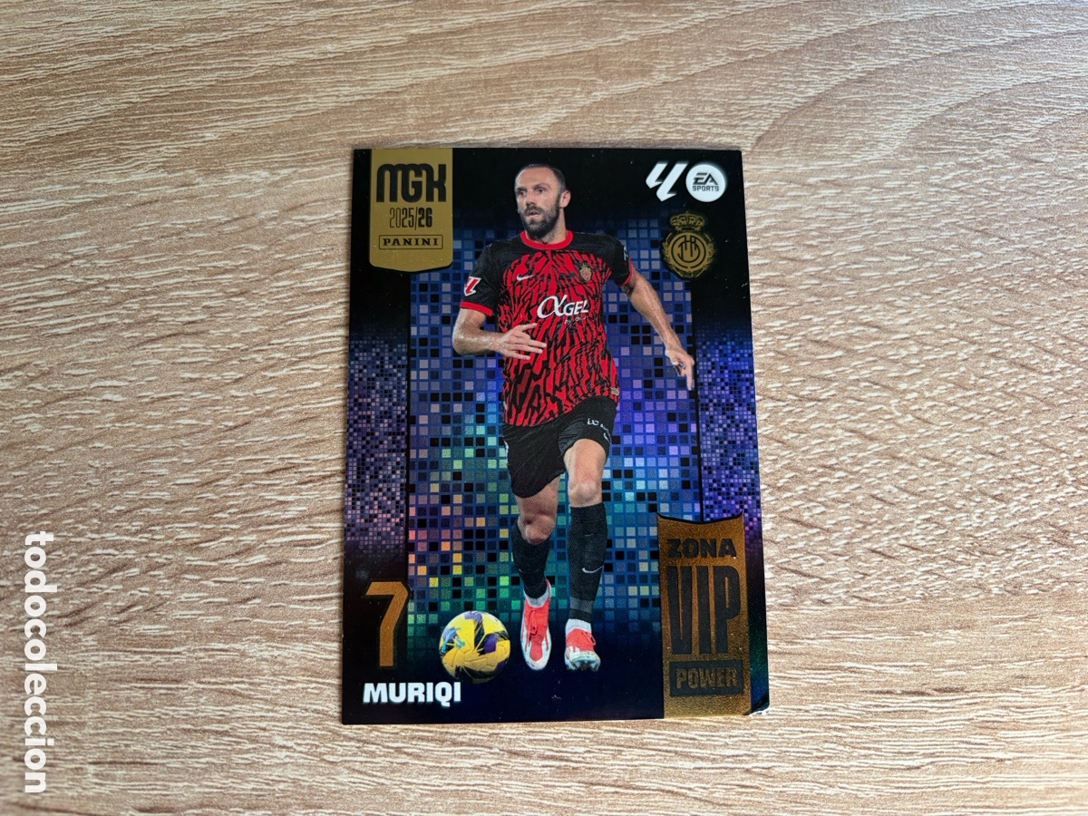 Cromos de f&uacute;tbol: P 402 MURIQI ZONA VIP POWER MEGACRACKS MGK PANINI 2025 2026 25 26 RCD MALLORCA