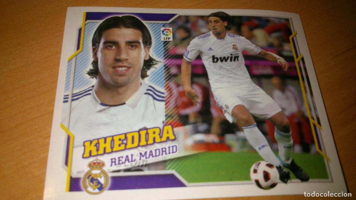 Cromos de f&uacute;tbol: EDICIONES ESTE 2010 2011 10 11 FICHAJE N&ordm;31 31 KHEDIRA REAL MADRID NUEVO CROMO NUNCA PEGADO