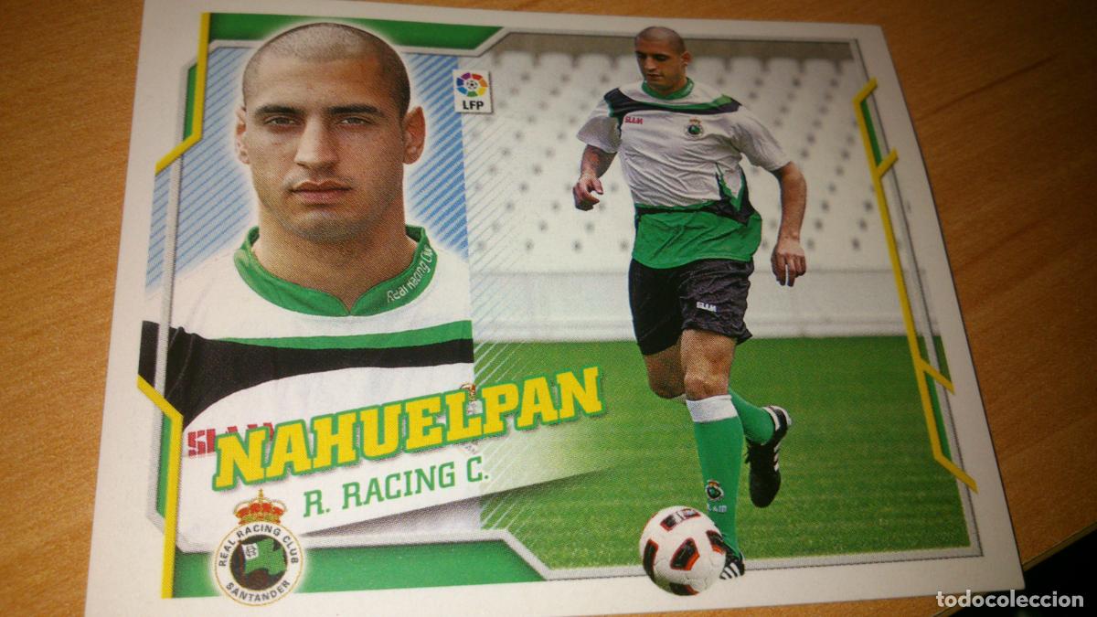 Cromos de f&uacute;tbol: EDICIONES ESTE 2010 2011 10 11 FICHAJE N&ordm;33 33 NAHUELPAN RACING DE SANTANDER NUEVO NUNCA PEGADO