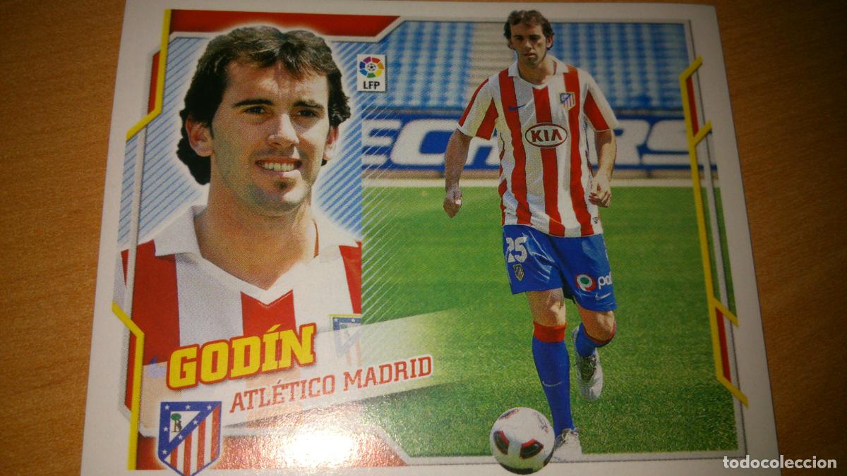 Cromos de f&uacute;tbol: EDICIONES ESTE 2010 2011 10 11 FICHAJE N&ordm;35 35 GODIN ATLETICO DE MADRID NUEVO NUNCA PEGADO