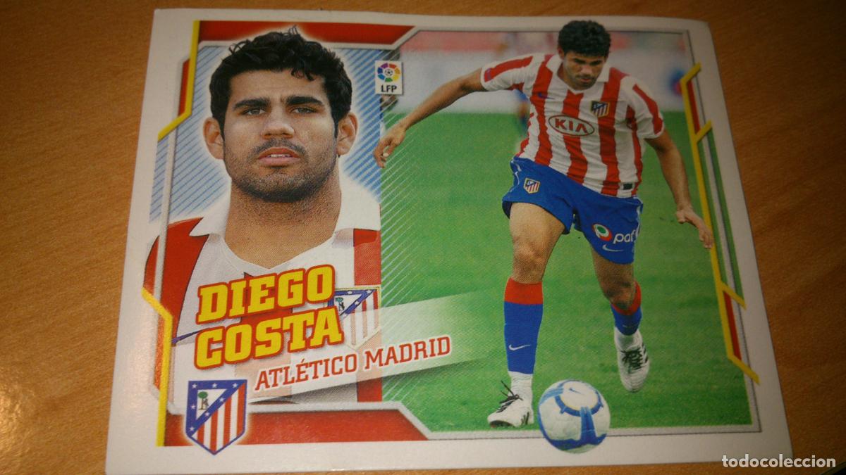 Cromos de f&uacute;tbol: EDICIONES ESTE 2010 2011 10 11 FICHAJE N&ordm;38 38 DIEGO COSTA ATLETICO DE MADRID NUEVO NUNCA PEGADO