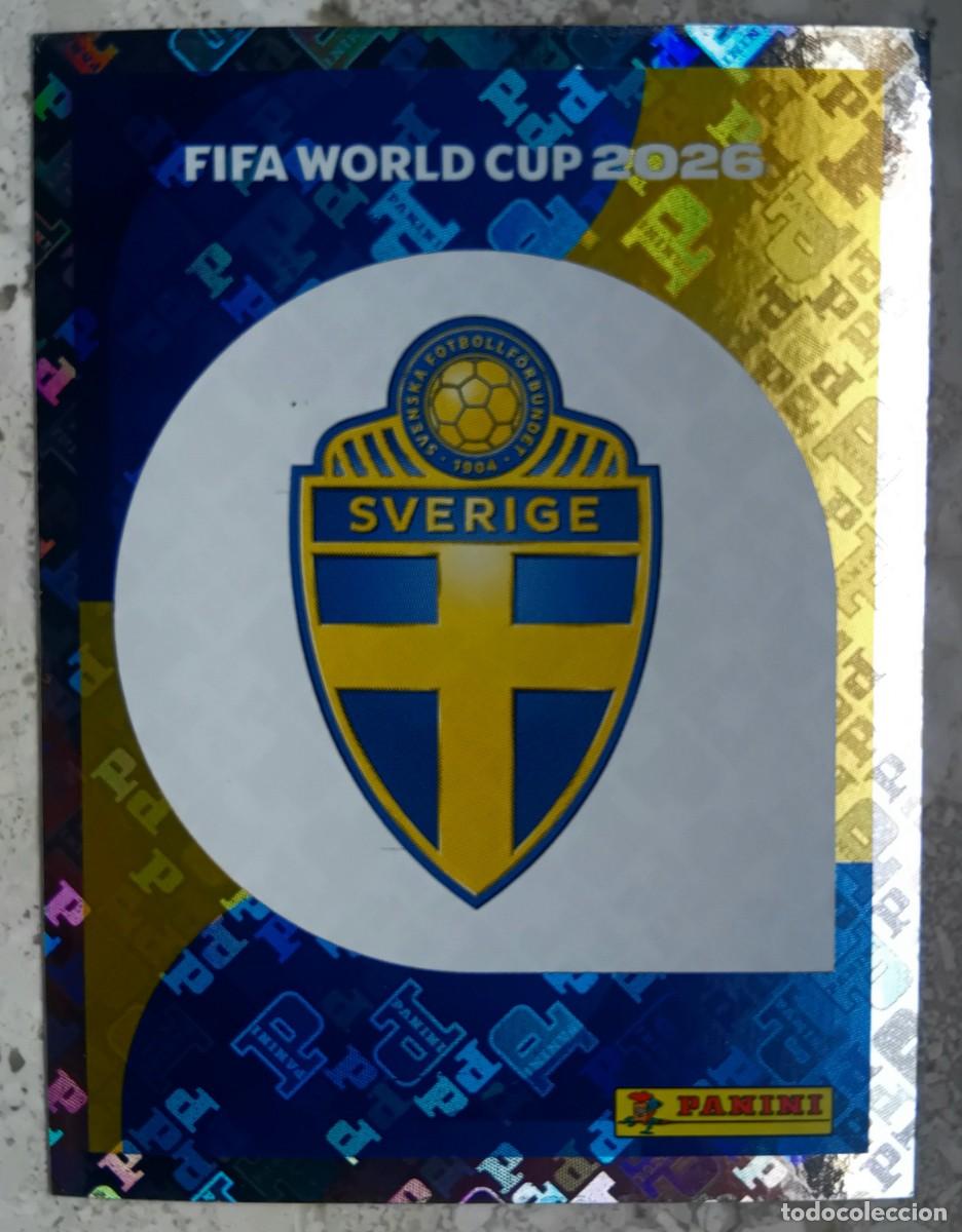 Cromos de f&uacute;tbol: Figurina Panini 2026 Cromo World Cup Usa Mundial 2026 scudetto escudo badge Sweden n SWE 1