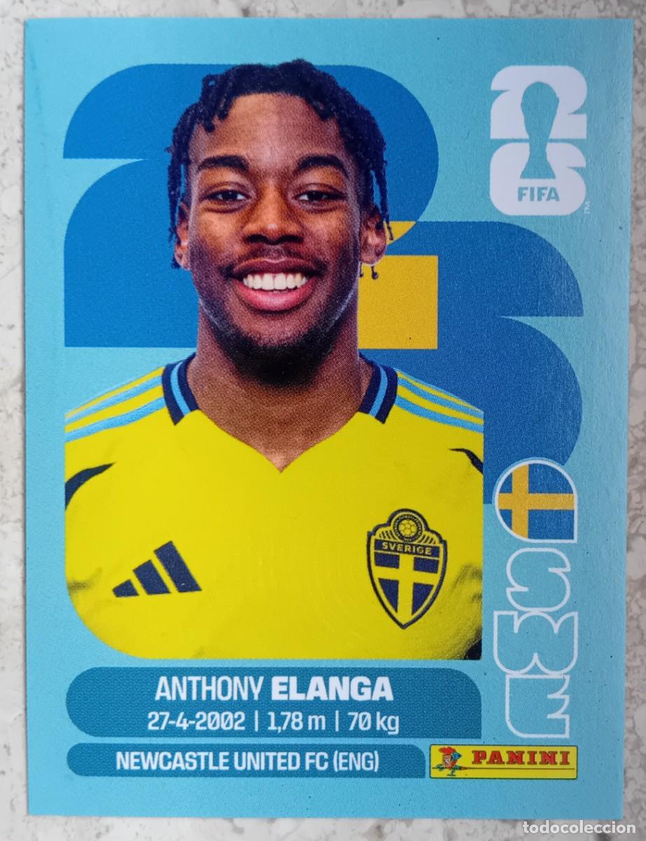 Cromos de f&uacute;tbol: Figurina Panini 2026 Cromo World Cup Usa Mundial 2026 Anthony Elanga Sweden n SWE 18