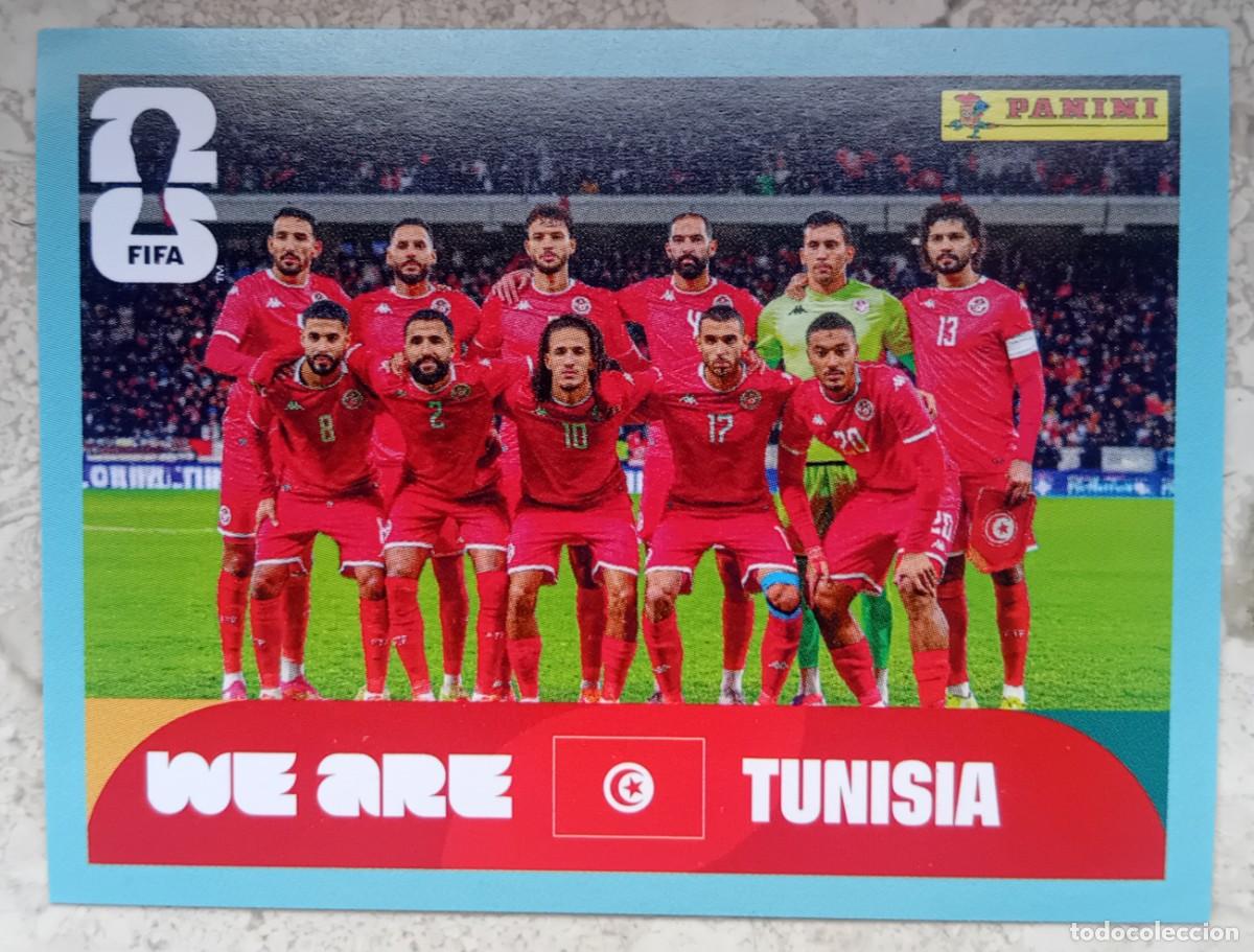 Cromos de f&uacute;tbol: Figurina Panini 2026 Cromo World Cup Usa Mundial 2026 squadra alineaci&oacute;n team Tunisia n TUN 13
