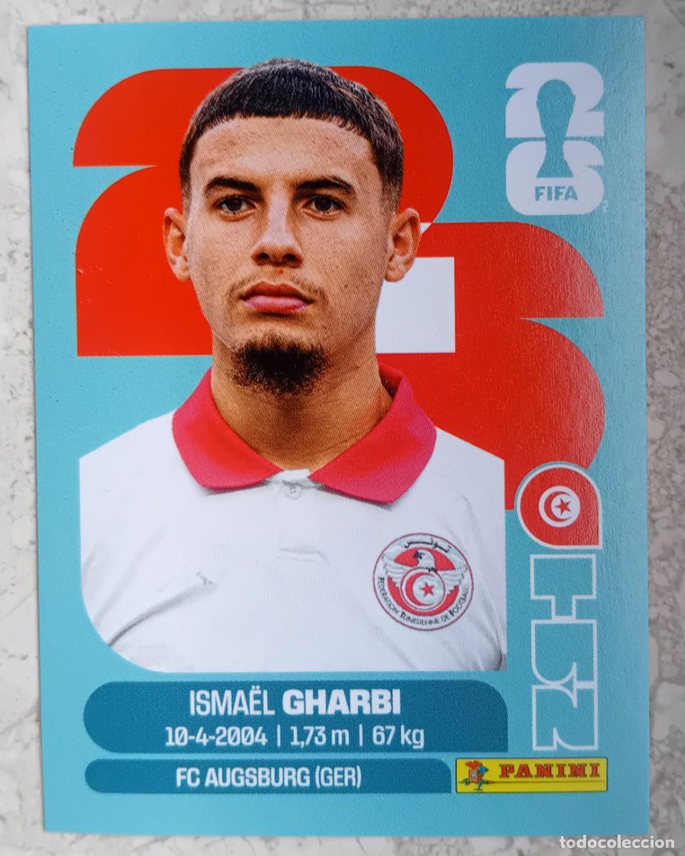Cromos de f&uacute;tbol: Figurina Panini 2026 Cromo World Cup Usa Mundial 2026 Ismael Gharbi Tunisia n TUN 18