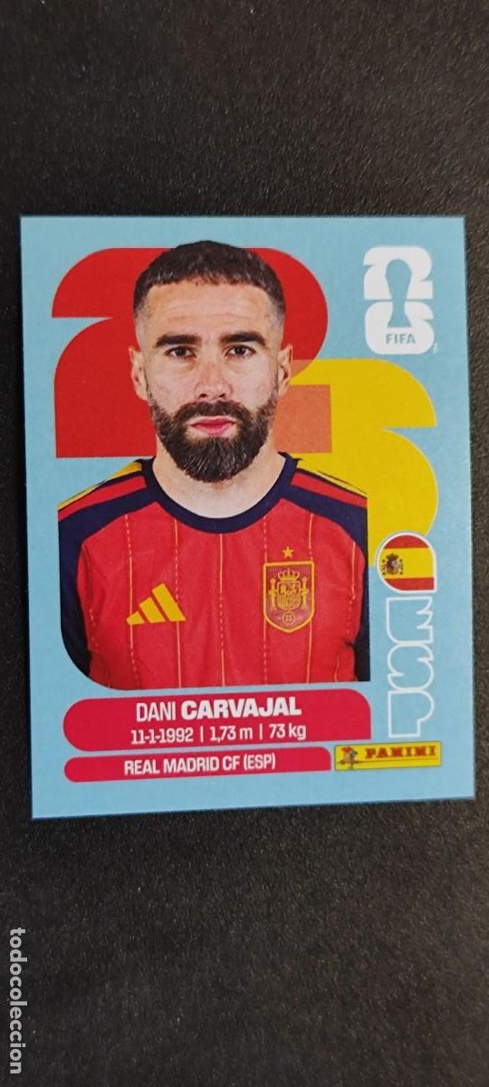 Cromos de f&uacute;tbol: FIFA WORLD CUP 2026 STICKER CARVAJAL ESPA&Ntilde;A # ESP7 PANINI
