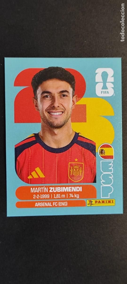 Cromos de f&uacute;tbol: STICKER FIFA WORLD CUP 2026 ZUBIMENDI ESPA&Ntilde;A # ESP9 PANINI