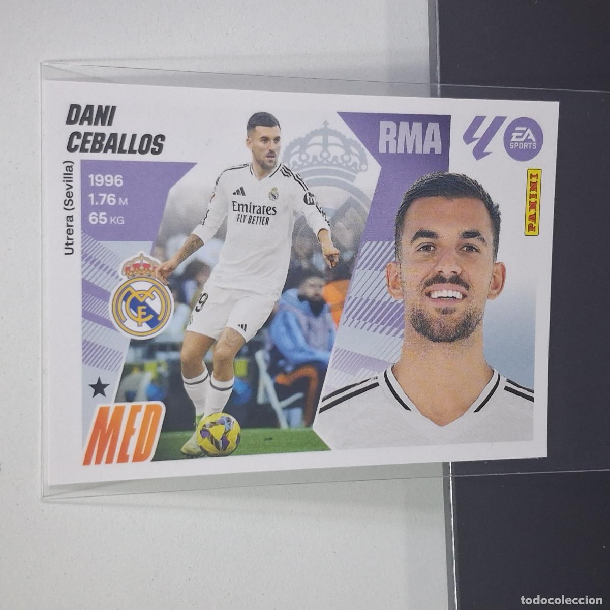 Cromos de f&uacute;tbol: D3 13 DANI CEBALLOS REAL MADRID LIGA ESTE 2025 2026 25 26 PANINI STICKERS CROMOS SPORTS