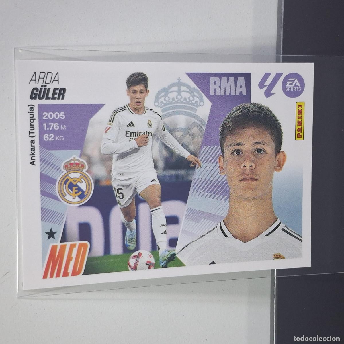 Cromos de f&uacute;tbol: D3 16 ARDA GULER REAL MADRID LIGA ESTE 2025 2026 25 26 PANINI STICKERS CROMOS SPORTS