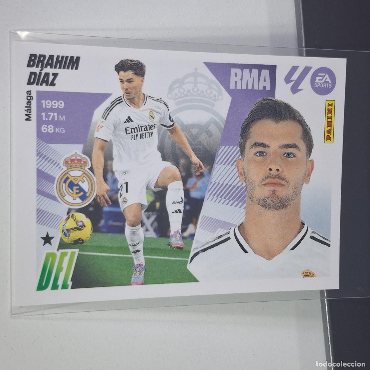 Cromos de f&uacute;tbol: D3 17 A 17A BRAHIM DIAZ REAL MADRID LIGA ESTE 2025 2026 25 26 PANINI STICKERS CROMOS SPORTS